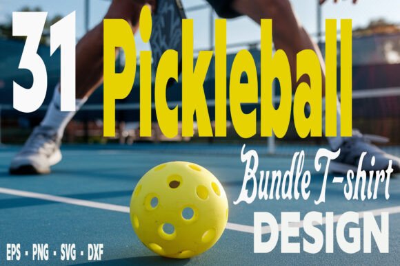 A Designer's Take on the 31 Pickleball SVG Bundle