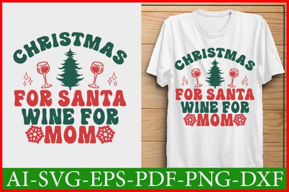 Christmas for Santa Wine for Mom Embroidery Review