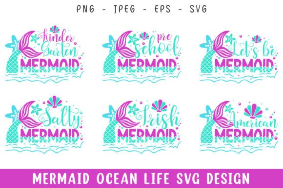 Mermaid Ocean Life SVG Design Bundle: Embroidery Review