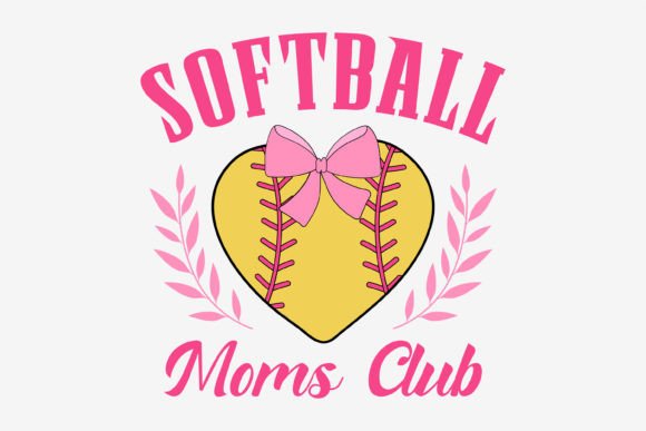 Softball Vintage Mama Mom Coquette Svg Review